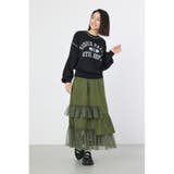 配色ステッチカレッジニットトップス | RODEO CROWNS WIDE BOWL | 詳細画像4 