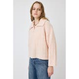 L/PNK1 | OPEN COLLAR ニット | MOUSSY OUTLET