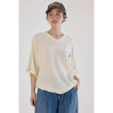 BIG LOGO5分袖ニットトップス | RODEO CROWNS WIDE BOWL | 詳細画像4