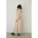 L/BEG1 | ノースリーブニットワンピース オーガニックコットン使用 | MOUSSY OUTLET