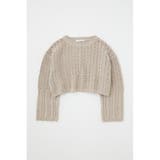 BEG | OPEN STITCH ニット | MOUSSY OUTLET