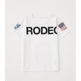 WHT | キッズSLEEVE PATCH Tシャツ | RODEO CROWNS WIDE BOWL