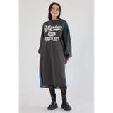 C.GRY | デニム切替スウェットワンピース | RODEO CROWNS WIDE BOWL