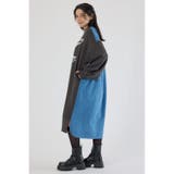 デニム切替スウェットワンピース | RODEO CROWNS WIDE BOWL | 詳細画像3 