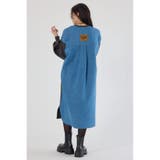 デニム切替スウェットワンピース | RODEO CROWNS WIDE BOWL | 詳細画像4 