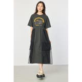 BLK | サイドティアードマキシワンピース | RODEO CROWNS WIDE BOWL