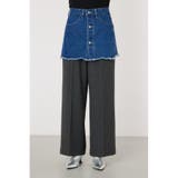 デニムスカート レイヤード スラックス | RODEO CROWNS WIDE BOWL | 詳細画像9 