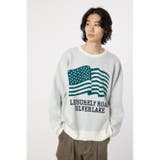 O/WHT1 | US flag ニット | RODEO CROWNS WIDE BOWL