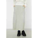 L/T.GRY1 | スウェットライクニットスカート | RODEO CROWNS WIDE BOWL