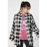 柄BLK5 | シアーオンブレチェックシャツ | RODEO CROWNS WIDE BOWL