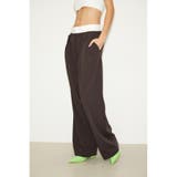 WAIST FOLD MANISH トラウザー | SLY OUTLET | 詳細画像1