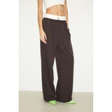 WAIST FOLD MANISH トラウザー | SLY OUTLET | 詳細画像2