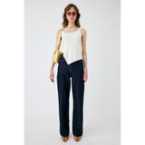 ASYMMETRY HEM KNIT タンクトップ | MOUSSY OUTLET | 詳細画像1