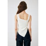 ASYMMETRY HEM KNIT タンクトップ | MOUSSY OUTLET | 詳細画像3