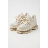 O/WHT1 | クリアソール ボリュームスニーカー | RODEO CROWNS WIDE BOWL