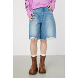 ダメージDENIM バミューダパンツ | RODEO CROWNS WIDE BOWL | 詳細画像10
