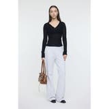 SHEER HENRY NECK ニットトップス | MOUSSY OUTLET | 詳細画像8