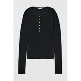 SHEER HENRY NECK ニットトップス | MOUSSY OUTLET | 詳細画像12 