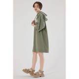 Right shoulder LOGOパーカーワンピース | RODEO CROWNS WIDE BOWL | 詳細画像20