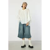 BLU | デニムバミューダパンツ | RODEO CROWNS WIDE BOWL