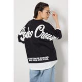 BLK | フェイクレイヤードロゴトップス | RODEO CROWNS WIDE BOWL