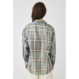 MIX CHECK ルーズシャツ | MOUSSY OUTLET | 詳細画像14