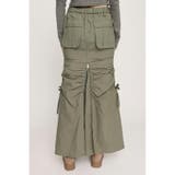 OPEN ZIP MERMAID CARGO スカート | SLY OUTLET | 詳細画像28