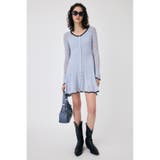 EYELET LACE KNIT ミニドレス | MOUSSY OUTLET | 詳細画像16 