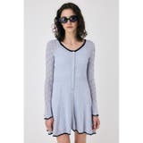 EYELET LACE KNIT ミニドレス | MOUSSY OUTLET | 詳細画像20 