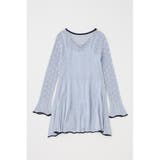 EYELET LACE KNIT ミニドレス | MOUSSY OUTLET | 詳細画像28 