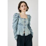 AGING DENIM BUSTIER ブラウス | MOUSSY OUTLET | 詳細画像9 