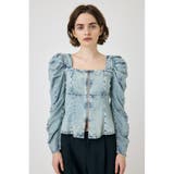 AGING DENIM BUSTIER ブラウス | MOUSSY OUTLET | 詳細画像13 
