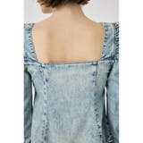 AGING DENIM BUSTIER ブラウス | MOUSSY OUTLET | 詳細画像17 