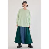 梨地VネックロングスリーブTシャツ | RODEO CROWNS WIDE BOWL | 詳細画像14 