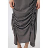 ASYMMETRY GATHER ドレス | MOUSSY OUTLET | 詳細画像12