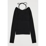 BLK | GLITTER TIE KNIT トップス | MOUSSY OUTLET