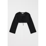 BLK | CROCHET カーディガン | MOUSSY OUTLET