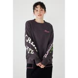 BLK | スリーブニットスウェットトップス | RODEO CROWNS WIDE BOWL