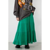 GRN | パレットティアードスカート | RODEO CROWNS WIDE BOWL