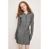 FRONT ZIP BI COLOR ショートワンピース | SLY OUTLET | 詳細画像15 
