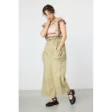 L/BEG1 | ウエストフリルサス付きパンツ | RODEO CROWNS WIDE BOWL