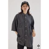 BLK | クールデニムビッグシャツ | RODEO CROWNS WIDE BOWL