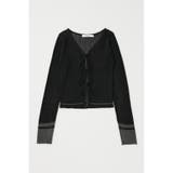 FRONT TIE シアーカーディガン | MOUSSY OUTLET | 詳細画像11 