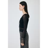 FRONT TIE シアーカーディガン | MOUSSY OUTLET | 詳細画像6 