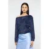FAUX FUR KNIT CROP トップス | MOUSSY OUTLET | 詳細画像4