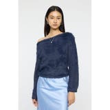 FAUX FUR KNIT CROP トップス | MOUSSY OUTLET | 詳細画像8
