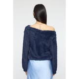 FAUX FUR KNIT CROP トップス | MOUSSY OUTLET | 詳細画像11