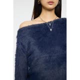 FAUX FUR KNIT CROP トップス | MOUSSY OUTLET | 詳細画像12