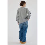 Frayed Lettering ニットトップス | RODEO CROWNS WIDE BOWL | 詳細画像18 