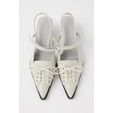 L/GRY1 | LACE UP SLING BACK ミュール | MOUSSY OUTLET